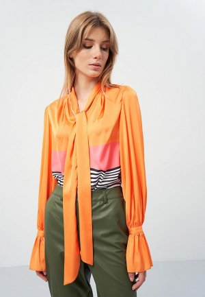Блуза Artribbon. Цвет: оранжевый