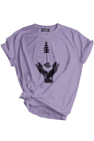 Магазин унисекс уличной футболки с принтом Футболка обычного размера , фиолетовый GENIUS