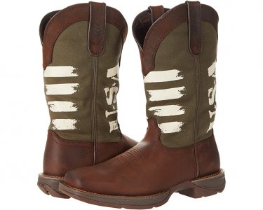Ботинки Rebel 12 Army Green USA , коричневый Durango