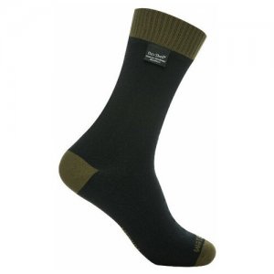 Водонепроницаемые носки Dexshell rmlite Green S (36-38). Цвет: зеленый/черный