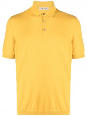 Рубашка поло Fileria. Цвет: желтый