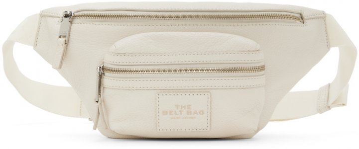 Белый клатч ' Leather Belt Bag' Marc Jacobs
