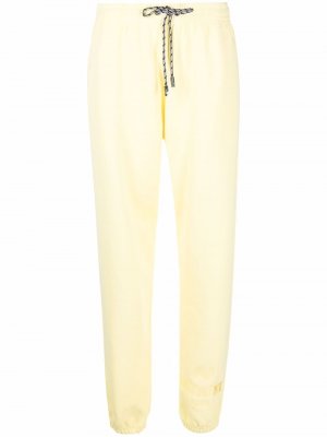 Спортивные брюки с вышитым логотипом Missoni. Цвет: желтый