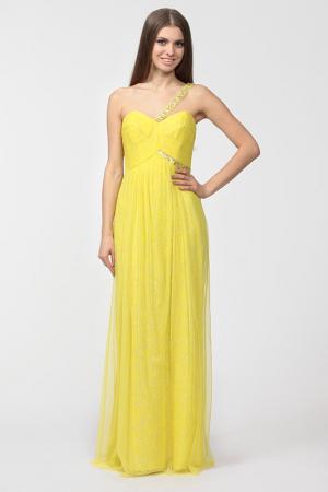 Платье BCBG. Цвет: желтый