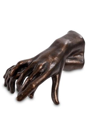 Статуэтка Две руки Parastone. Цвет: коричневый