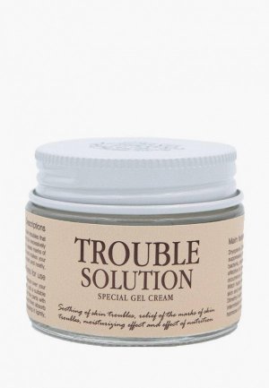 Крем для лица Graymelin Trouble Solution Special Gel Cream 50 мл.. Цвет: белый