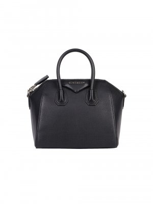 Мини-сумка Antigona из зерненой кожи, черный Givenchy