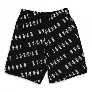 Подростковые шорты Jumpman Essentials AOP Sho Jordan. Цвет: черно-белый