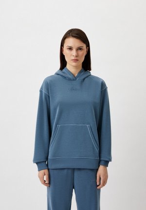 Худи Calvin Klein Performance Pullover Hoodie. Цвет: голубой