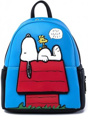 Женский мини-рюкзак из искусственной кожи Peanuts Snoopy Doghouse Loungefly