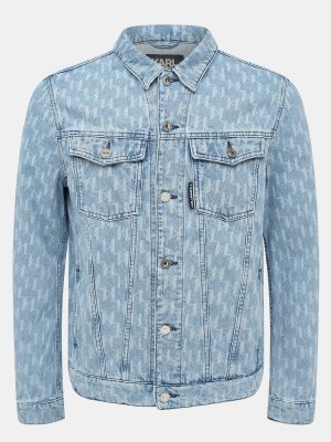 Джинсовые куртки Karl Lagerfeld. Цвет: голубой