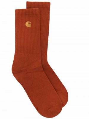 Носки с вышитым логотипом Carhartt WIP. Цвет: коричневый