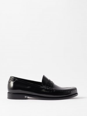 Кожаные лоферы le loafer 05 , черный Saint Laurent