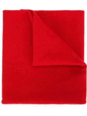 Декорированный шарф Lucien Pellat Finet. Цвет: красный