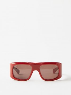 Солнцезащитные очки benson в d-образной оправе из ацетата , красный Jacques Marie Mage