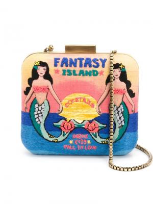 Клатч Le Carre Fantasy Island Sarah’s Bag. Цвет: многоцветный