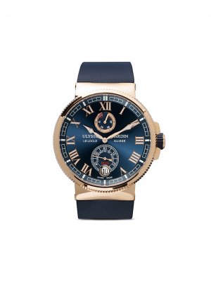 Наручные часы Marine Chronometer 43 мм Ulysse Nardin. Цвет: синий