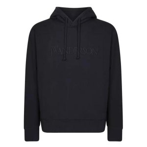 Футболка cotton hoodie , черный J.W. Anderson