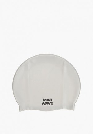 Шапочка для плавания MadWave Intensive Big. Цвет: серый