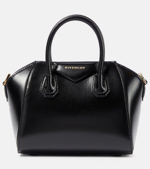 Кожаная сумка-тоут antigona, черный Givenchy