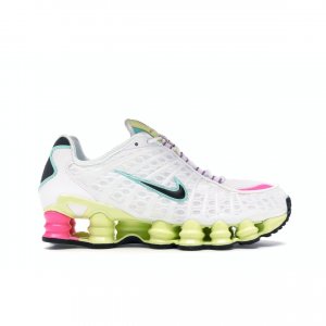 Shox TL Pastel Женские кроссовки Белый Светящийся-Зеленый-Ярко-Фиолетовый-Черный AR3566-102 Nike