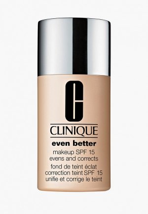 Тональный крем Clinique Корректирующий Even Better Makeup Broad Spectrum SPF 15, 10 alabaster. Цвет: бежевый