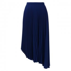 Плиссированная юбка Markus Lupfer. Цвет: синий