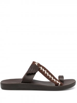 Сандалии Magas с открытым носком Ancient Greek Sandals. Цвет: коричневый