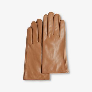 Кожаные перчатки Arleos с логотипом , коричневый Ted Baker