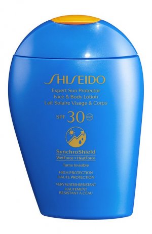 Солнцезащитный лосьон для лица и тела Expert Sun SPF30 (150ml) Shiseido. Цвет: бесцветный