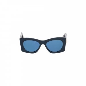 Солнцезащитные очки из ацетата, темно-синие Lanvin