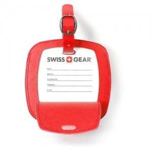 Бирка для багажа SWISSGEAR, 1 шт., красный Swissgear. Цвет: красный