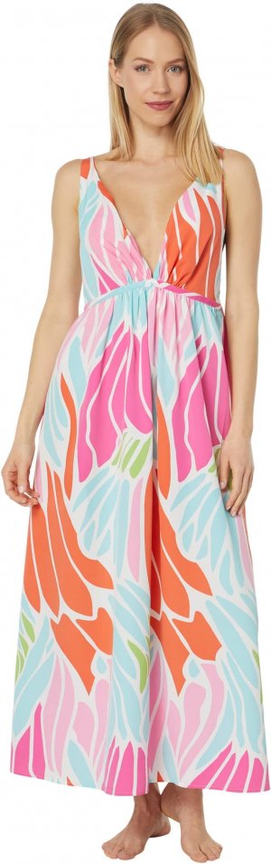 Платье с чашками папийона , цвет Bright Coral Natori