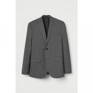 Пиджак , размер 48, серый H&M. Цвет: серый