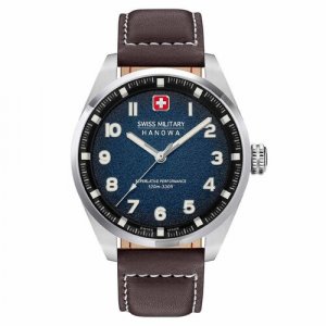 Наручные часы , синий Swiss Military Hanowa. Цвет: синий