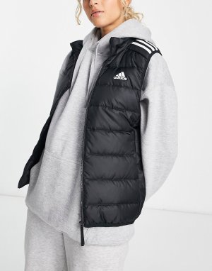 Черный утепленный жилет adidas Sportswear
