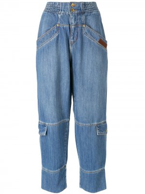Джинсовые брюки карго Vanessa Rozan Amapô. Цвет: синий