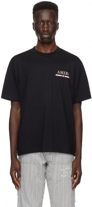 Черная футболка с принтом Amiri