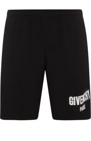 Плавки-шорты с карманами Givenchy. Цвет: черный