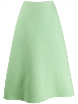 Фактурная юбка А-силуэта Marc Jacobs. Цвет: зеленый