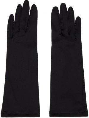 Черные короткие перчатки Dolce & Gabbana