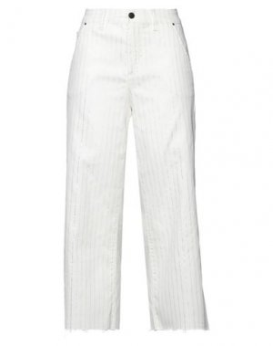 Повседневные брюки S.O.S. by ORZA STUDIO. Цвет: белый