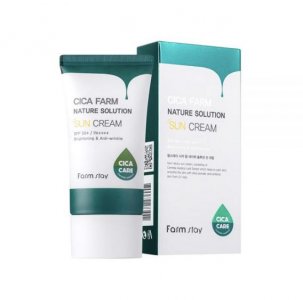 Cica Farm Nature Solution Солнцезащитный крем SPF50+ PA++++ 50 г (3 варианта) STAY