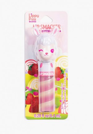 Блеск для губ Lip Smacker Lippy Pals Gloss Straw-ma-llama Berry с ароматом клубника, 8.4 г. Цвет: прозрачный