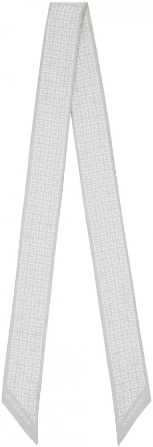 Серо-белый шарф-светильник 4G Givenchy