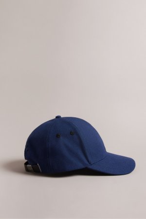 Синяя трикотажная шляпа Marvinn с контрастной строчкой , синий Ted Baker