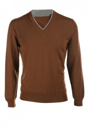 Пуловер Ermenegildo Zegna. Цвет: коричневый