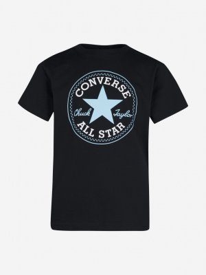 Футболка для мальчиков Core Chuck Patch, Черный Converse. Цвет: черный