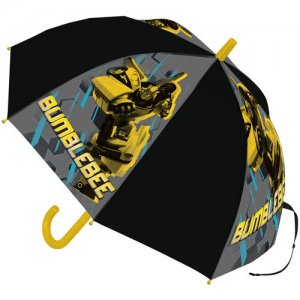 Зонт-трость , полуавтомат, купол 87 см., для мальчиков, черный Transformers. Цвет: черный