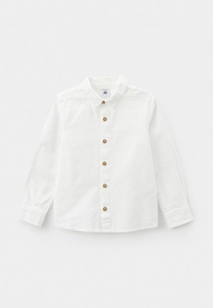 Рубашка Petit Bateau. Цвет: белый